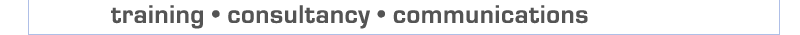 training - consultancy - communications